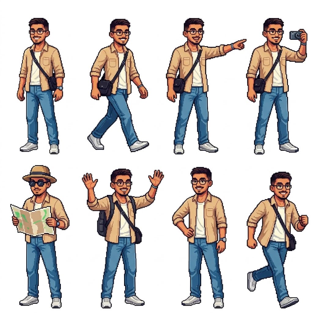 Illustrated character of Mohammed Hamid
