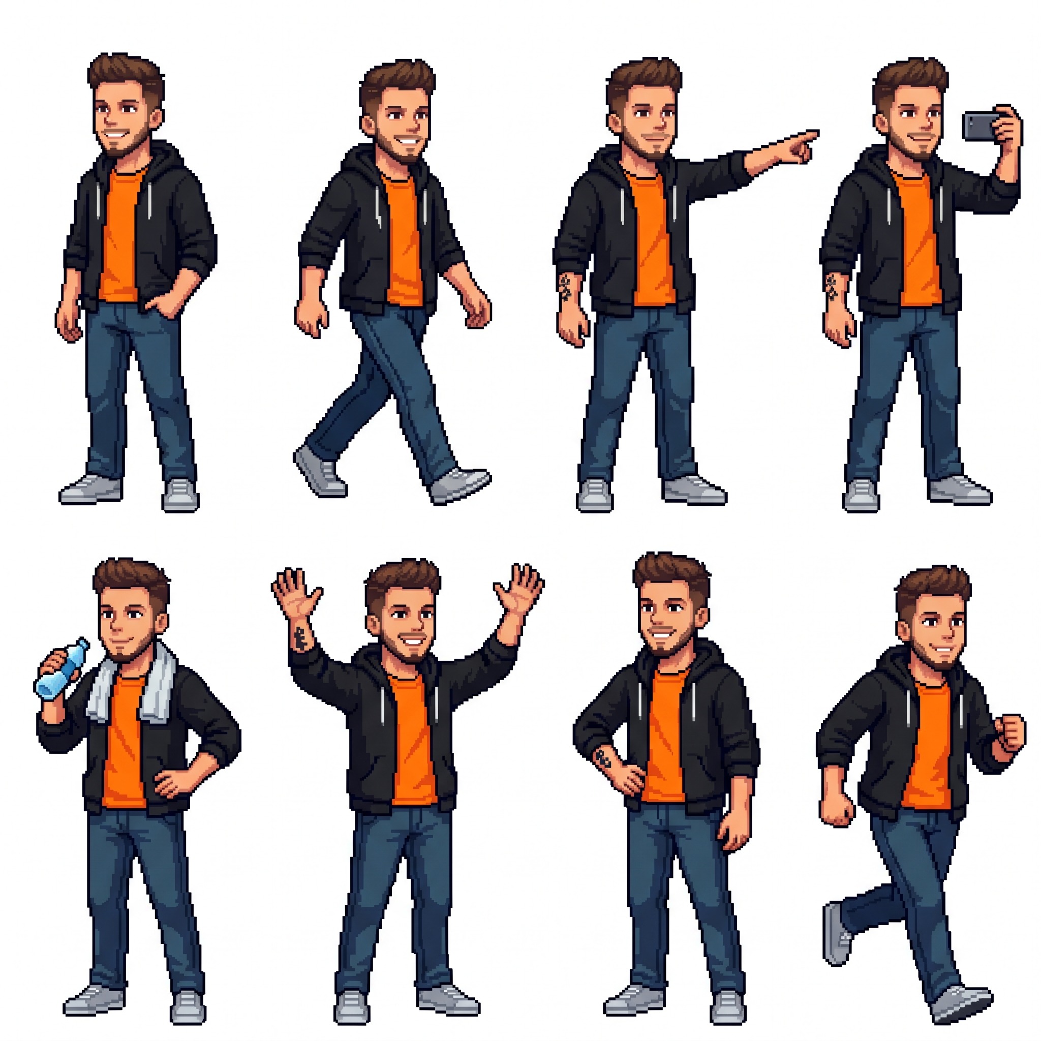 Illustrated character of Saif